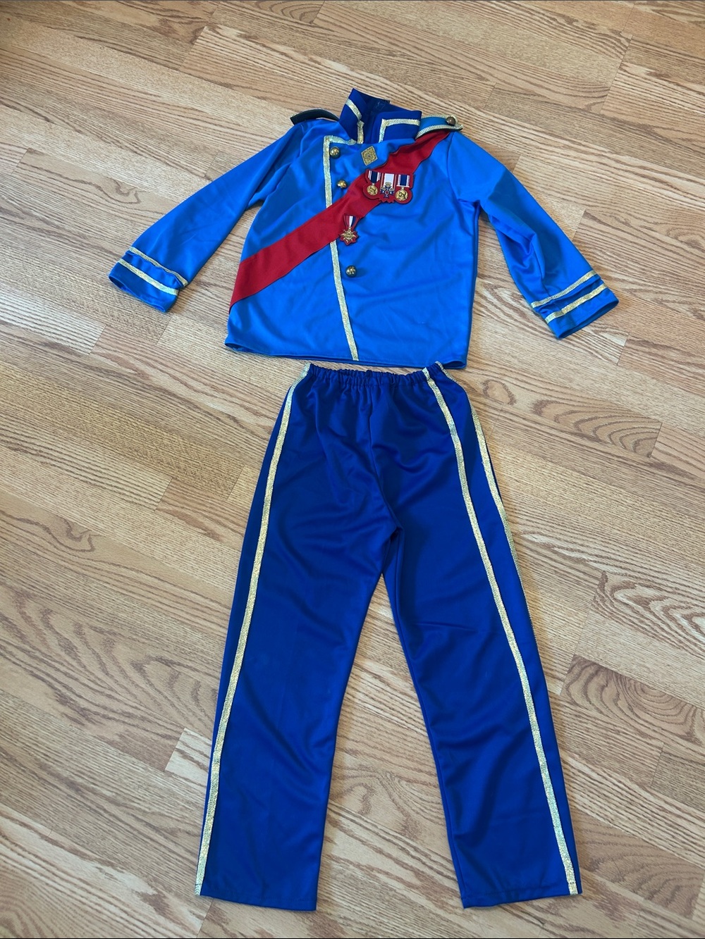 Boys Prince Charming Costume size M medium blue